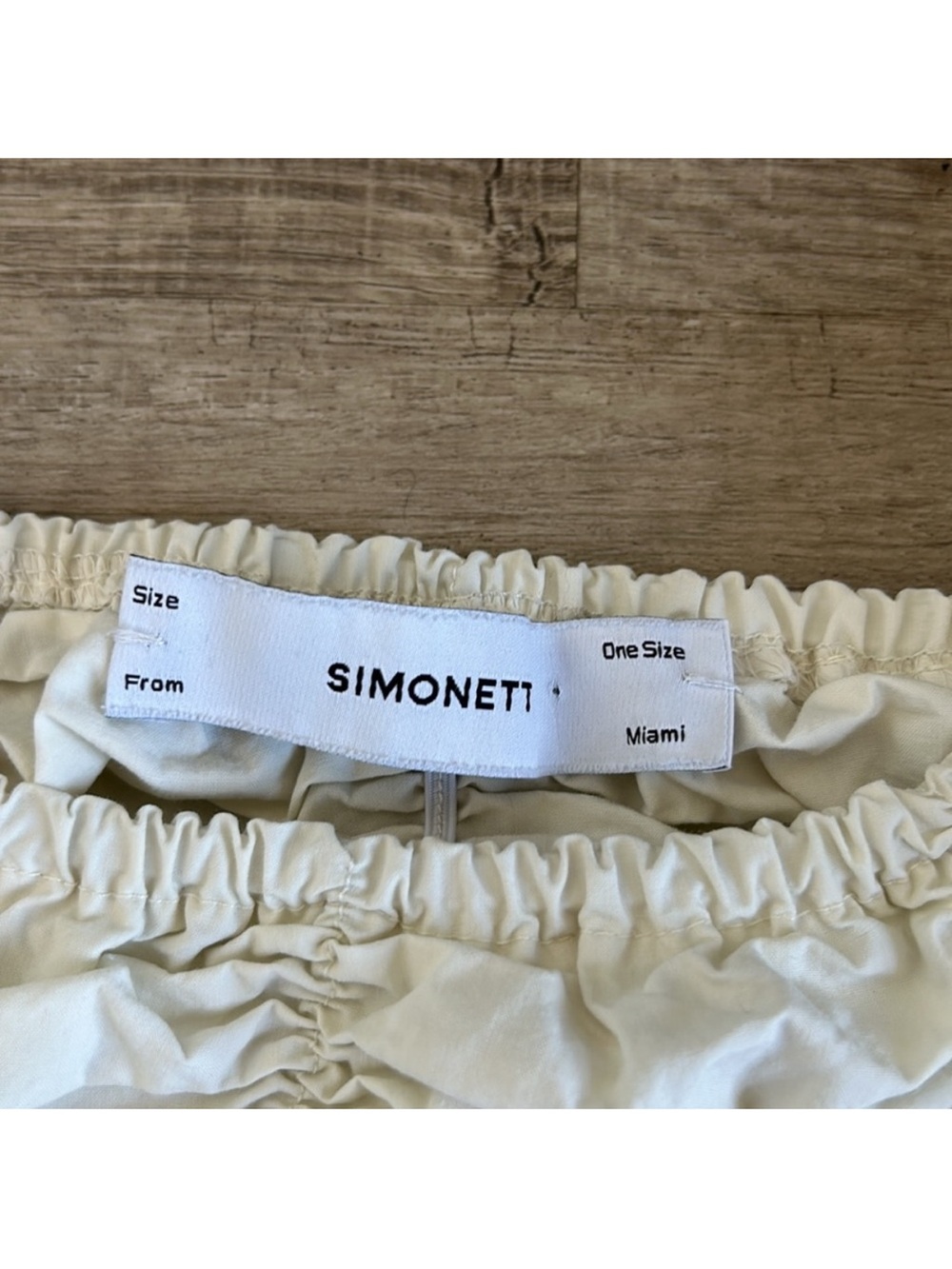 Simonett Ruched Square Neck Peasant Blouse - Picture 4 of 5